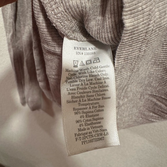 Everlane The Luxe Rib Long Sleeve - Picture 10 of 12